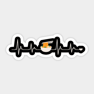 Ramen Heartbeat Japanese Sticker